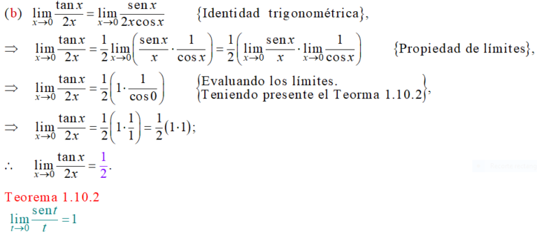 Leithold 1.10 ("Continuidad de las funciones trigonométricas y teorema